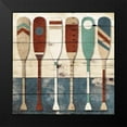 thumbnail image 2 of Villa, Mlli 12x12 Black Modern Framed Museum Art Print Titled - Multi Oars, 2 of 5