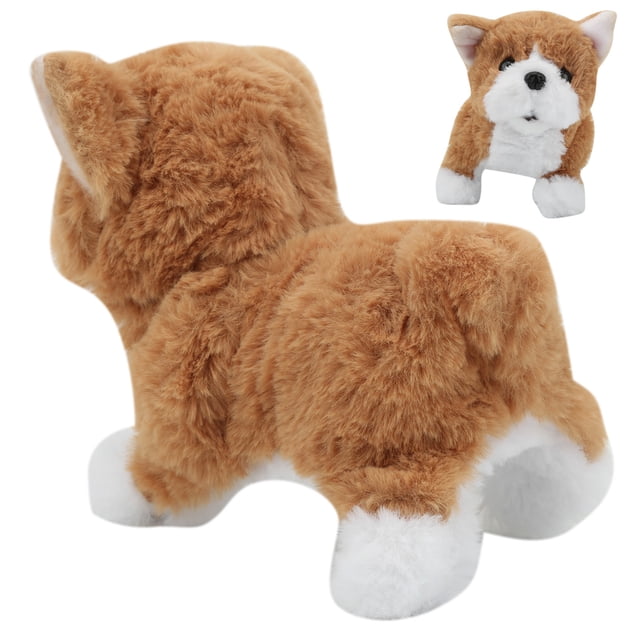 Juguete de peluche para perros, juguete de peluche eléctrico para perros, juguete para perros para niños, impulsado por el rendimiento