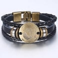 thumbnail image 2 of Divine Kids Zodiac Sign Leather Bracelet (Pisces), 2 of 2