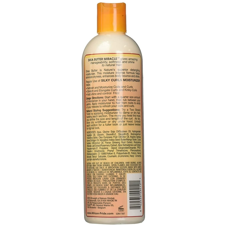 AFRICAN PRIDE Shea Miracle Silky Curls Hair Moisturizer (12oz) AFRICAN PRIDE Shea Miracle Silky Curls Hair Moisturizer (12oz)