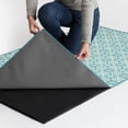 thumbnail image 2 of Ruggable Hand Woven Aqua Blue/White Indoor/Outdoor Area Rug, 2 of 11