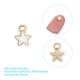 thumbnail image 3 of Uxcell 40 Paquete de Colgantes de Estrella, Colgantes Baño de Oro DIY, 6x8mm, Blanco, 3 of 6