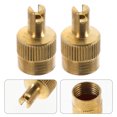 thumbnail image 1 of HEALEEP 4Ud Tapas De Para Neumáticos En Metal Color Dorado Para Motocicleta Y Vehículos De Ingeniería, 1 of 6