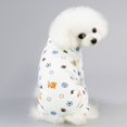 thumbnail image 3 of Pijamas cálidos para perros pequeños, ropa para perros y gatos, mono para cachorros, abrigo para perros, chihuahuas, pomerania, ropa estampada, camisa, 3 of 5