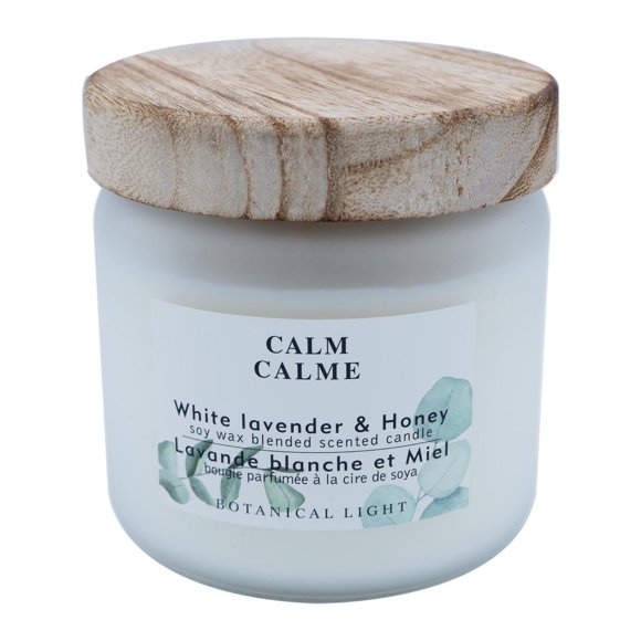 Botanical Light 395g white lavender & Honey Soy Wax Blended Scented Candle