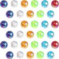thumbnail image 2 of 200Pcs Colorful Beads Acrylic Round Loose Beads Loose Beads for DIY Jewelry Making Art Craft, 2 of 6