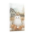thumbnail image 2 of Yayeee Blank Wall Plate Cover 1-Gang 4.5"x2.7" Home Unused Decorative Outlet, Cute Halloween Pumpkins, 2 of 7