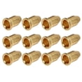 thumbnail image 4 of Ferrules 12Pcs Guitar Ferrules String Cap Mounting Buckle Through Body Bushings Musical Instruments Parts, 4 of 7