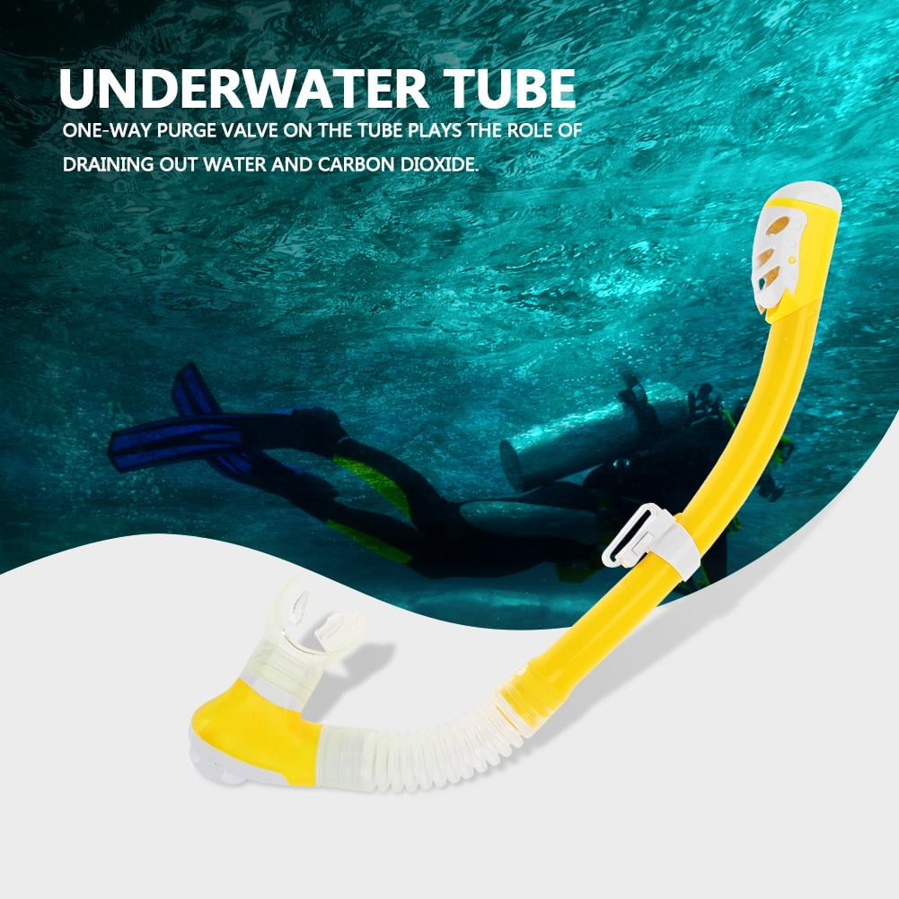 OTVIAP WHALE Underwater Water Sports Swimming Diving Snorkeling Silicone Dry Air Breathing Tube