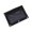 Black, variant on COFEST Pencil Case,Three-hole Pencil Case Single Zipper Transparent PVC Document Storage Bag Detachable Folder Large Capacity Pencil Case Blue
