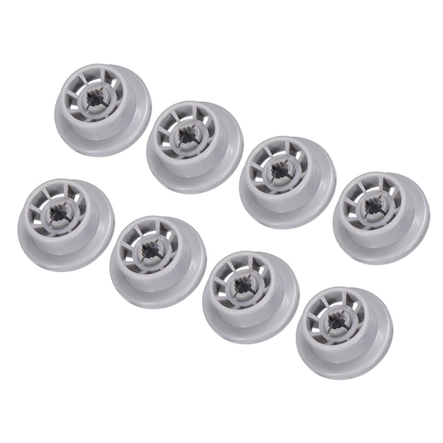 Uxcell 8set 165314 Dishwasher Wheel Lower Rack For Rack Roller Replacement Part PS8697067 420198 423232 AP2802428