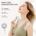 thumbnail image 5 of RUXAN Portable Pocket Fan with USB Rechargeable Battery 3 Speed Handheld Fan Lanyard Personal Desk Table Fan for Daily,Travel, Outdoors, Hiking, Camping, 5 of 12