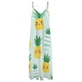 thumbnail image 4 of Lunarable Pineapple Sleeveless Dress for Women Clothing Female Women's Summer Skirt, 4 of 7