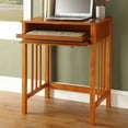 thumbnail image 5 of Convenience Concepts Designs2Go 30 inches Tall Mission Desk with Keyboard Drawer, Oak, All Ages, 5 of 7