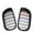 Black-A, variant on 51137030545 511370305456 Car Front Bumper Kidney Grille for BMW 3 Series E46 4-door Facelift 2002-2006