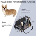 thumbnail image 3 of Animal Fabric Dog Carrier Bag with 900D Oxford Cloth Base and Nylon Webbing - 17x10x11.8 in - Pet Travel Tote for Small Pets - Durable, 3 of 7