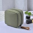 thumbnail image 2 of Mini bolso cosmético pequeño portátil multiusos para llevar en la mano, bolsa de almacenamiento de tampones con sobre rojo, 2 of 6