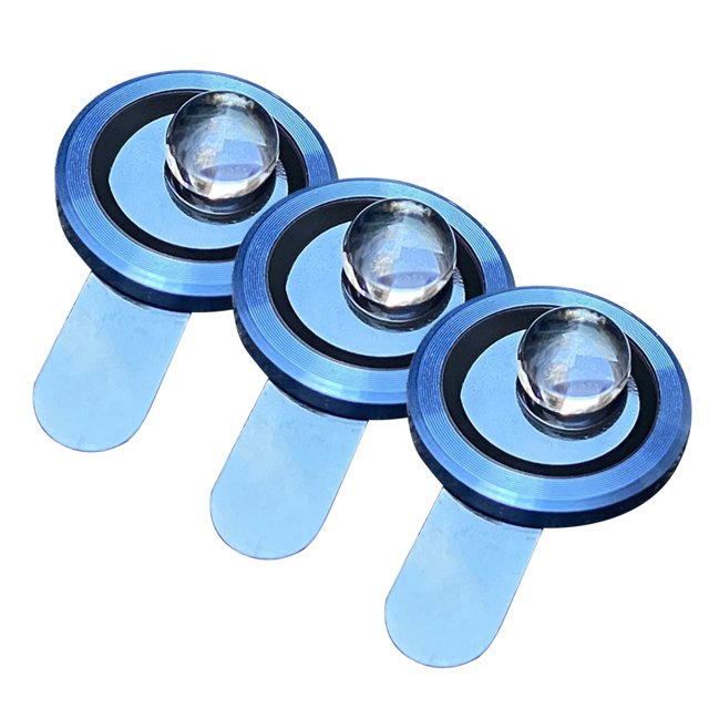 HEVIRGO 3 Pcs Protection d'Objectif de Caméra en Verre Trempé Anti-Empreintes Digitales Ultra-Mince pour iPhone 12 Pro/12 Pro Max/13 Pro/13 Pro Max