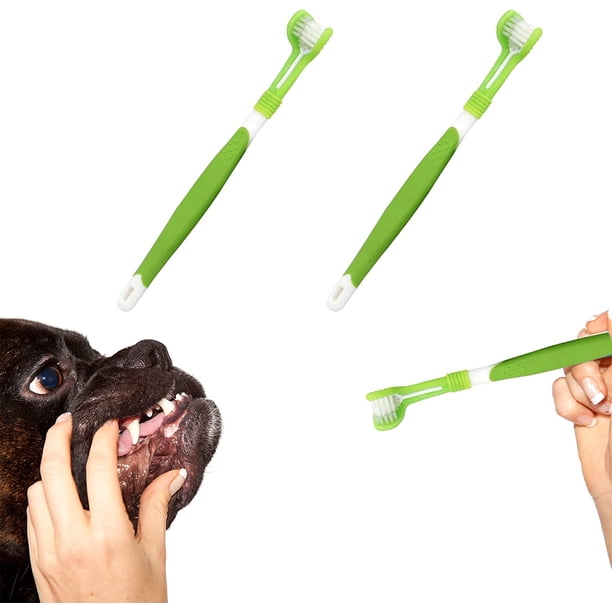 Cepillo de Dientes para Perros, Cepillo de Dientes para Perros, Cepillo de Dientes de Silicona para Perros y Gatos, Cepillo de Dientes para Perros, Cepillo de Dientes para Mascotas, para Limpieza y