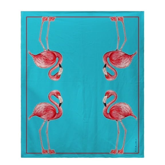 Betsy Drake Flamingo Throw
