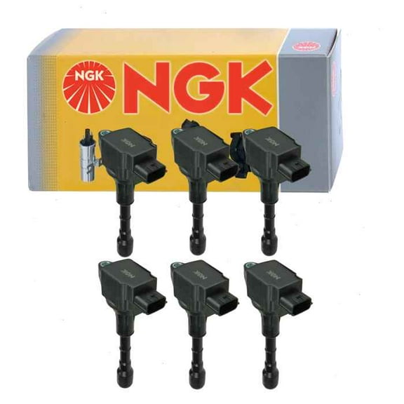 6 pc NGK Ignition Coils compatible with Infiniti QX60 3.5L V6 2014-2019