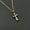 Blue, variant on Vintage White Gold Diamond Necklace for Men & Women Designer Eternal Hearts Goth Silver White Diamond Cross Necklace