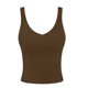 thumbnail image 5 of Blusas de Verano de las Mujeres sin Mangas Sólido Cuello en V Suéter Casual Top, Blusas de las Mujeres Casual para el Uso Diario, 5 of 6