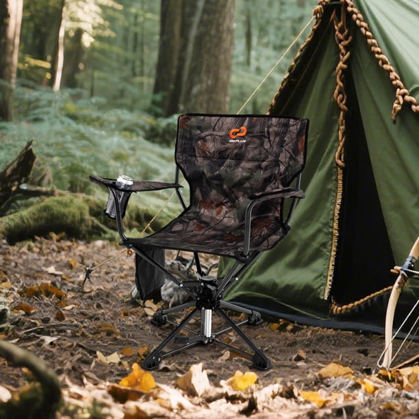 Chaise De Chasse Pivotante VEVOR : Confort, Silence Et Robustesse Pour Vos Longues Journées En Extérieur