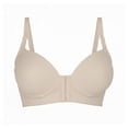 thumbnail image 1 of Brassier BrasJade para Mujer, Con Soporte Lateral Copa Ancha, Beige Talla 40B, 1 of 4