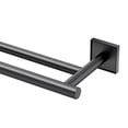 thumbnail image 3 of Gatco 5614MX Mode 24" Double Towel Bar, Matte Black, 3 of 4