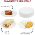 thumbnail image 2 of shiyou-Products Paper Plates - Uncoated White Plate - Use for Foodware, Events, Activities, Crafts Projects and More - Environmentally Friendly - Recyclable and Disposable - 6-Inches - 200 Pack, 2 of 4