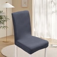 thumbnail image 2 of Yhsdtq , Housse de Chaise de Salle à Manger Extensible en Élastique - Coussin Antidérapant en Polyester pour Cuisine, Restaurant, Banquet - 155g - Plusieurs Couleurs Disponibles - Convient aux Chaises Standard, 2 of 9