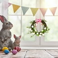 thumbnail image 5 of 12 Inch Easter Wreath with Colorful Eggs, Easter Egg Wreath Artificial Flower Wreath for Front Door Wall Easter Decorations, 5 of 6
