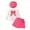 Hot Pink, variant on Zwiiyzr 6M-4T Toddler Girl Fall Winter Kint Cotton Outfits Ruffles Long Sleeve Tops with Bow Tie Skirt with Hat Set Baby Clothes Kids Casual Set Hot Pink