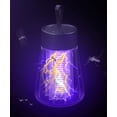 thumbnail image 4 of Lámpara repelente de mosquitos con descarga eléctrica para uso en interiores y exteriores - Recargable por USB - Verde y blanco, 4 of 5