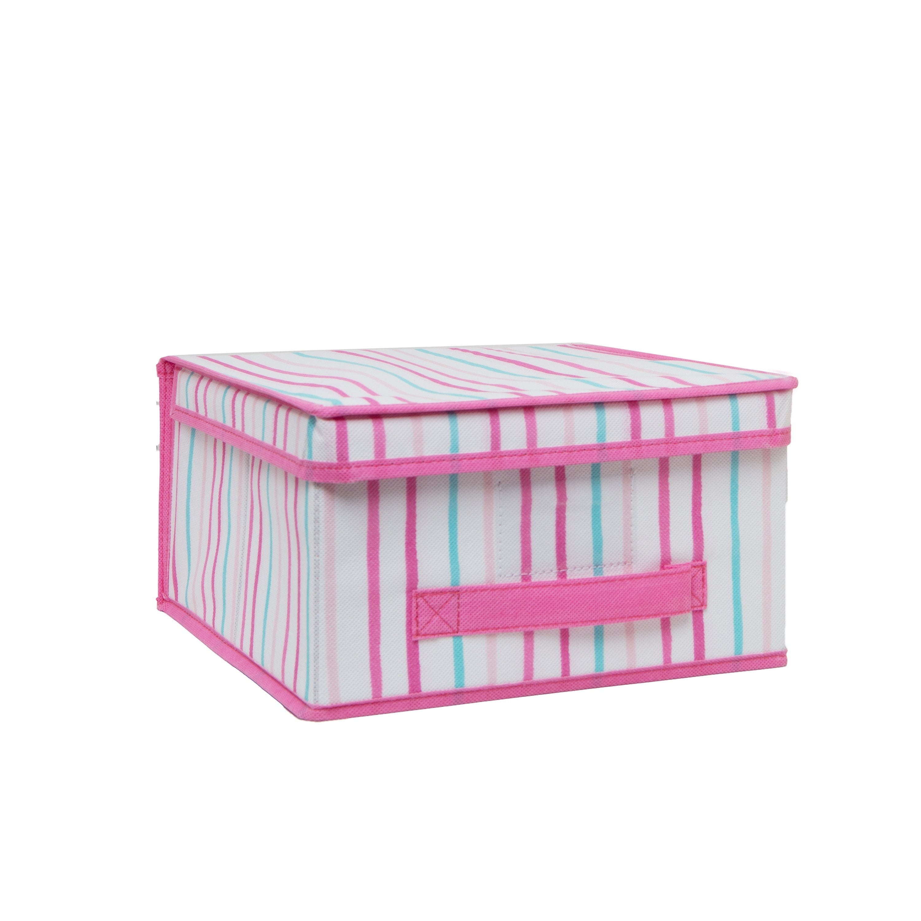 Laura Ashley Kids Medium Collapsible Storage Box in Painterly Pink