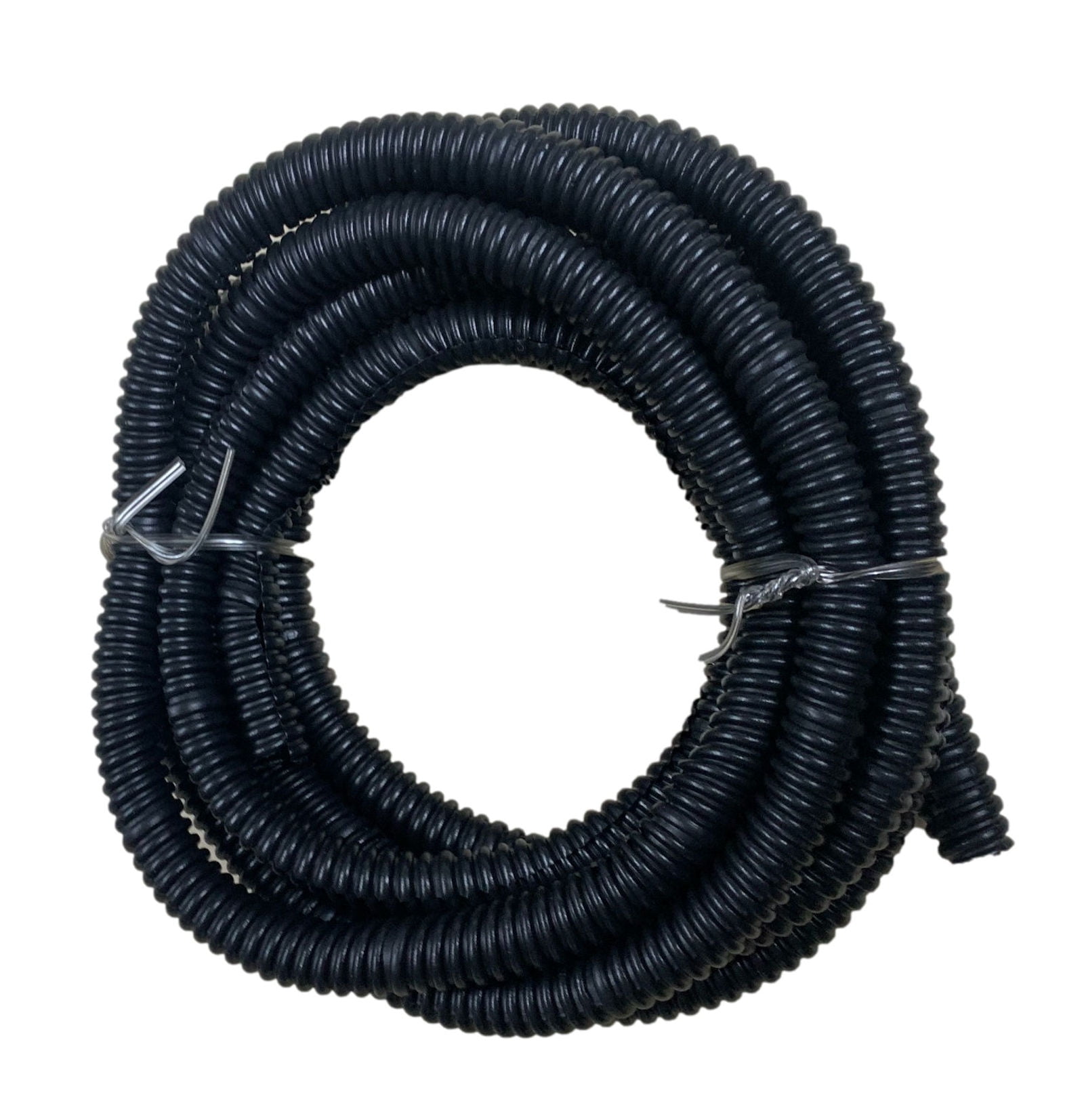 10 FT 3/8' INCH BLACK SPLIT LOOM WIRE HOSE COVER POLY TUBE TUBING 8 GAUGE