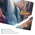 thumbnail image 3 of 500 PCS Garden Waterfall - 500 Piece Vibrant Jigsaw Puzzle,Stunningly Vibrant Colors,Classic Scenery Wooden Puzzles,500 Piece Jigsaw Puzzle For Adults Challenging Charm Puzzle For Game Night, 3 of 6