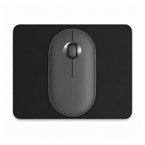 HBMYN Small Mouse Pad,5 x 6 Inch Thick Rubber Premium-Textured Non-Slip Portable&Washable Mini Mouse Mat for Women Men Wireless Laptops Keyboard Tray Gaming Work Computer Travel,Jet Black