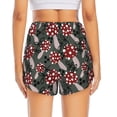 thumbnail image 2 of Lsque Autumn Forest Mushrooms Printed Women's Running Shorts with Liner Pockets,Elastic Quick Dry Workout Athletic Gym Yoga Shorts,Womens High Waist Shorts-Large, 2 of 9