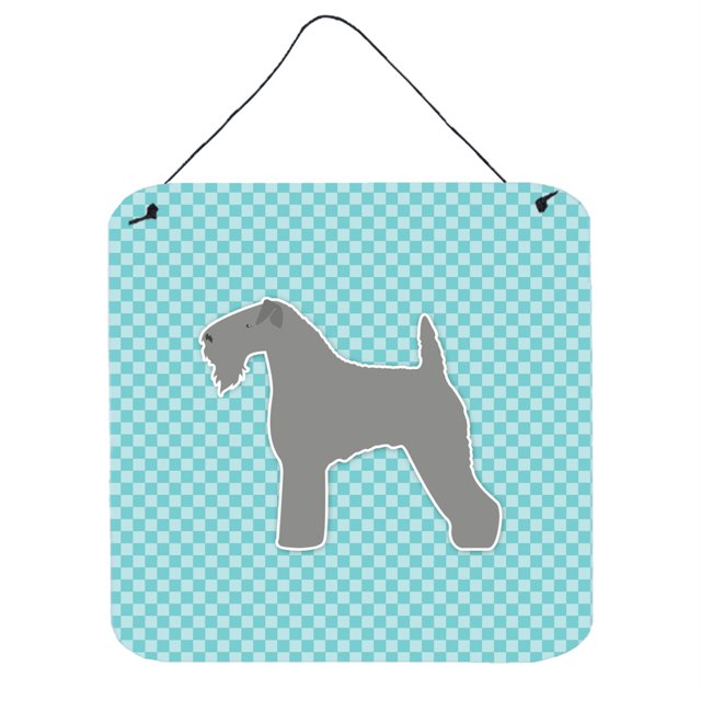 Caroline's Treasures Kerry Terrier - Tablero de ajedrez azul para colgar en la pared o en la puerta BB3692DS66, 6 x 6, multicolor Caroline's Treasures BB3692DS66