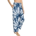 thumbnail image 2 of Sigee Blue Shells Print Women's Soft Pajama Pants - Breathable and Comfortable Lounge Sleep Bottoms with Elastic Waistband and Pockets-Large, 2 of 9
