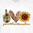 thumbnail image 5 of CEHVOM Mode Femmes T-Shirt Imprimé à Col en V Manches Courtes T-Shirt Décontracté Hauts Blouse, 5 of 5