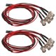 thumbnail image 1 of 2X Kit de 4 Luces LED 2 Blanco 2 Rojo para 1/10 1/8 Redcat Axial SCX10 D90 RC Car, 1 of 9