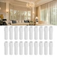 thumbnail image 4 of E12 Candelabra Base Sockets, Simulation Wax Drop Lifelike 4 Inch Decorative E12 Candle Covers Sleeves 20pcs For Hotel For Restaurant ANGGREK Otros, 4 of 8