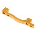 thumbnail image 4 of 8 "aleación uminio bicicleta adaptador de montaje de freno de disco accesorios de piezas de engranaje Oro Macarena Adaptador de freno de disco de bicicleta, 4 of 8