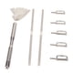 thumbnail image 4 of Kit de reducción de esmalte interproximal, medidor de espesor Dental, juego de tiras de pulido de ortodoncia Dental portátil profesional, 4 of 12
