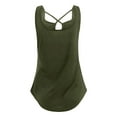 thumbnail image 4 of Cathalem Women Tank Tops Wireless Fabric Support Short Cami,Green XXL, 4 of 4