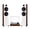 Walnut / White Walnut, variant on Fluance RT81+ Turntable (White) and Ai81 Tower Speakers (White Walnut) Bundle: High Fidelity Vinyl Playback & Powerful Stereo Sound, Integrated Amplifiers