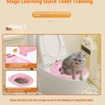 thumbnail image 3 of tamizeot Cat Kit Step Garbage Transition Tool Detachable Suction Indoor Bathroom yellow, 3 of 6